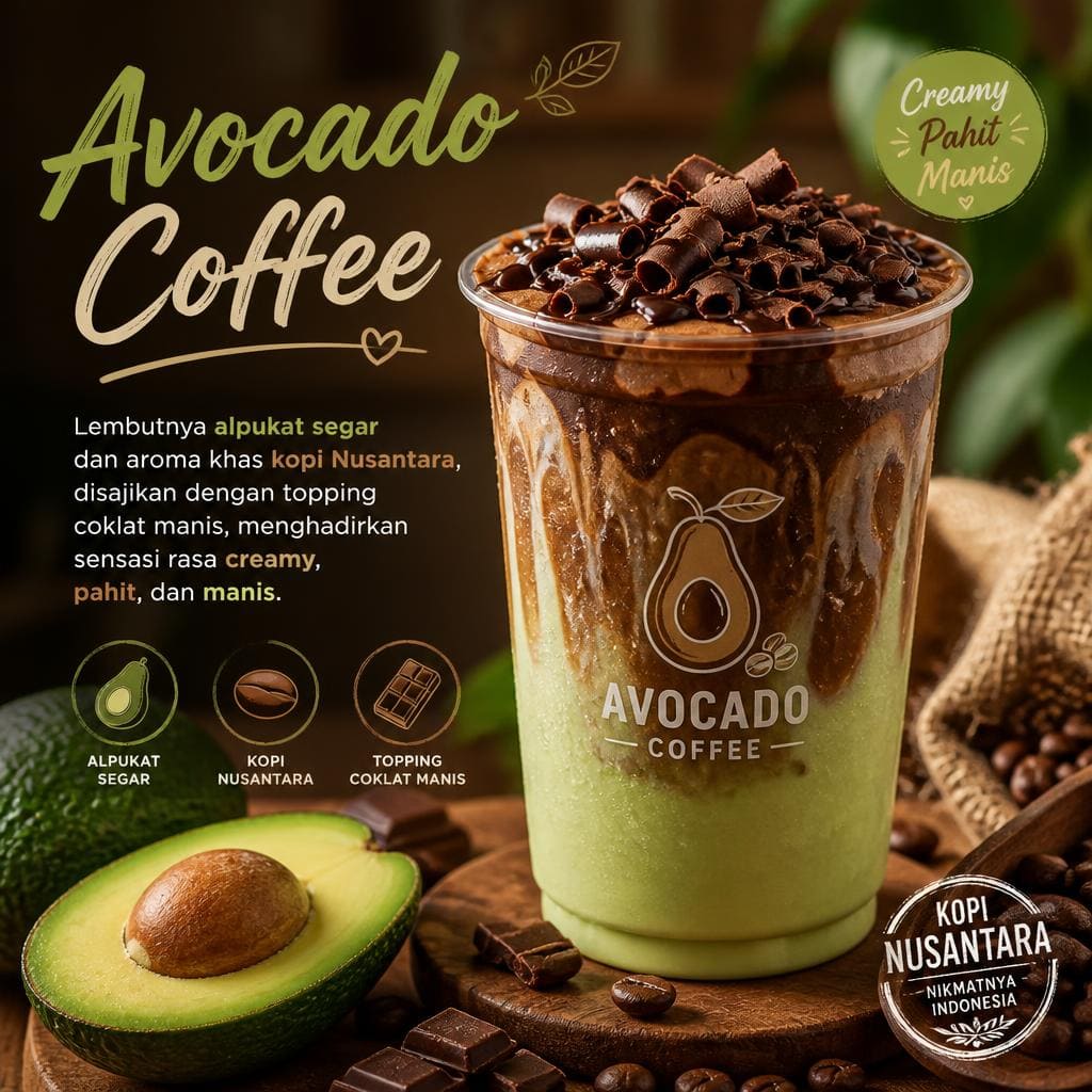 Avocado Coffee di RM Bumi Aki